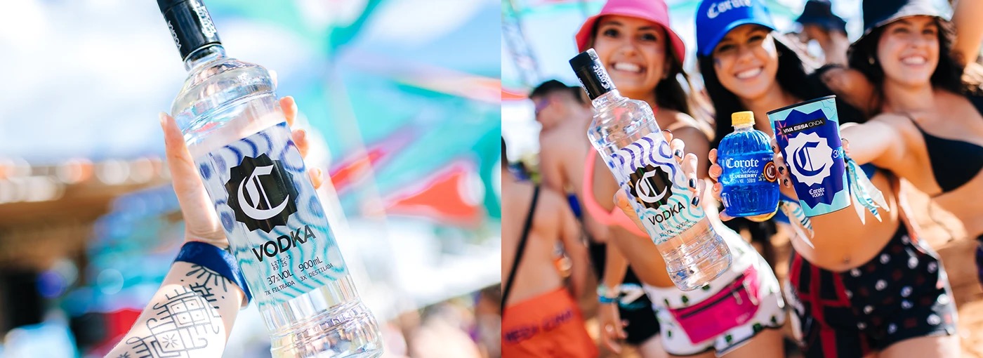 Corote Vodka — Embalagem